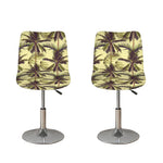 Vintage Palm Tree Pattern Print Bar Stool Covers