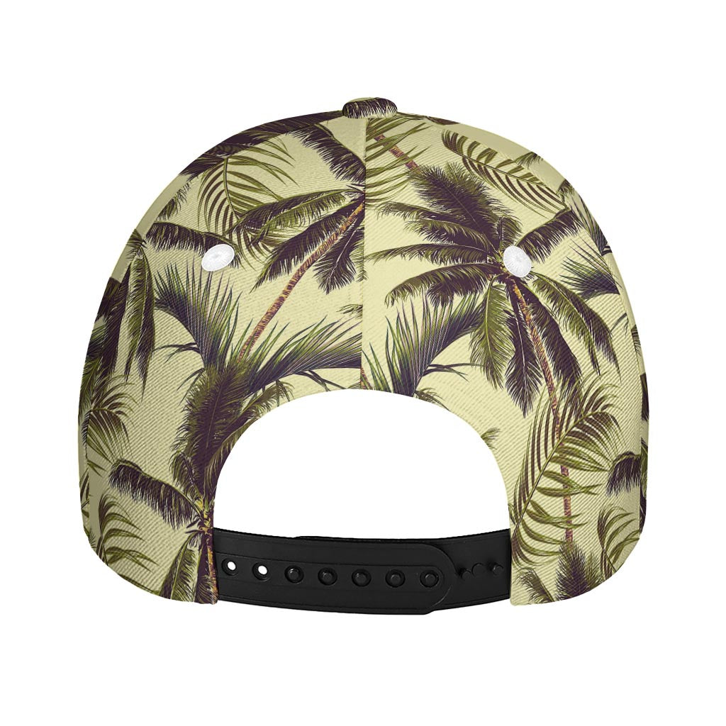 Vintage Palm Tree Pattern Print Baseball Cap