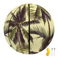 Vintage Palm Tree Pattern Print Basketball