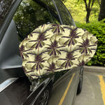 Vintage Palm Tree Pattern Print Car Side Mirror Covers