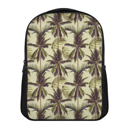 Vintage Palm Tree Pattern Print Casual Backpack