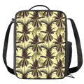 Vintage Palm Tree Pattern Print Crossbody Lunch Bag