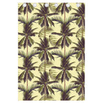 Vintage Palm Tree Pattern Print Curtain
