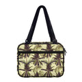 Vintage Palm Tree Pattern Print Double Strap Bible Bag