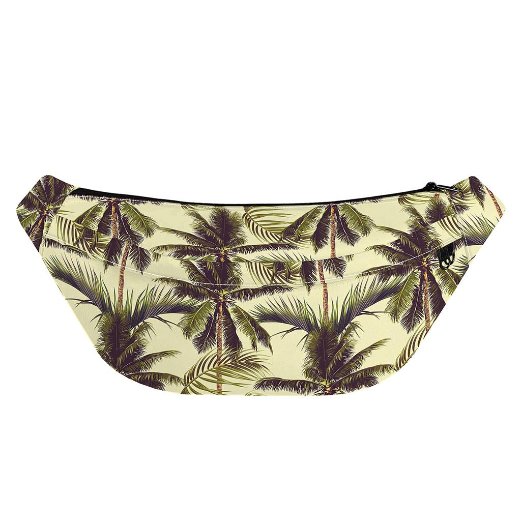 Vintage Palm Tree Pattern Print Fanny Pack