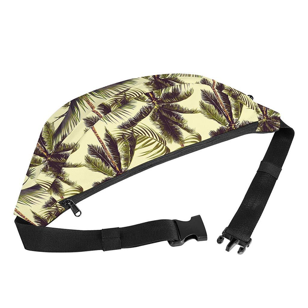 Vintage Palm Tree Pattern Print Fanny Pack