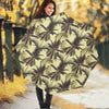 Vintage Palm Tree Pattern Print Foldable Umbrella