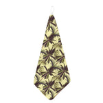 Vintage Palm Tree Pattern Print Hand Towel