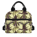 Vintage Palm Tree Pattern Print Insulated Lunch Bag