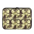 Vintage Palm Tree Pattern Print Laptop Sleeve