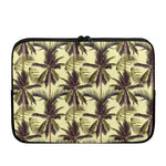 Vintage Palm Tree Pattern Print Laptop Sleeve