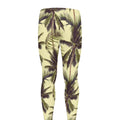 Vintage Palm Tree Pattern Print Men's Leggings