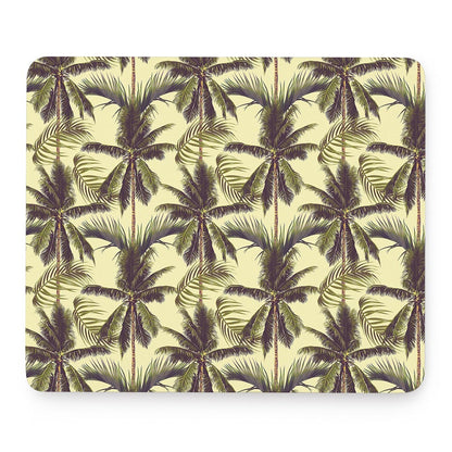Vintage Palm Tree Pattern Print Mouse Pad