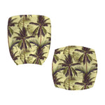 Vintage Palm Tree Pattern Print Office Chair Cover