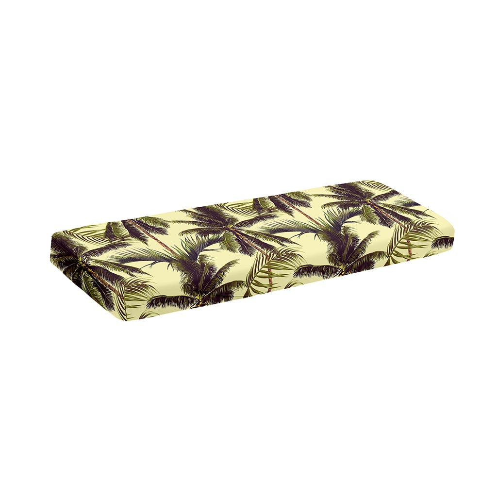 Vintage Palm Tree Pattern Print Piano Keyboard Cover