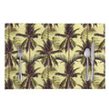 Vintage Palm Tree Pattern Print Placemat