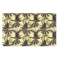 Vintage Palm Tree Pattern Print Polyester Doormat