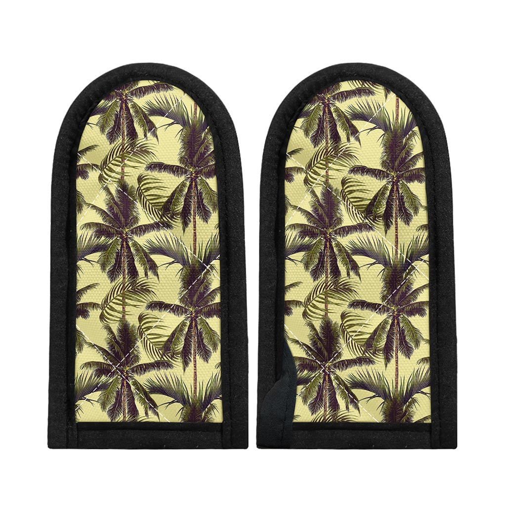 Vintage Palm Tree Pattern Print Skillet Handle Cover