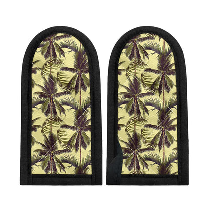 Vintage Palm Tree Pattern Print Skillet Handle Cover