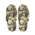Vintage Palm Tree Pattern Print Slippers