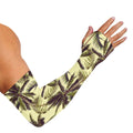 Vintage Palm Tree Pattern Print Sun Protection Arm Sleeves