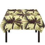 Vintage Palm Tree Pattern Print Tablecloth