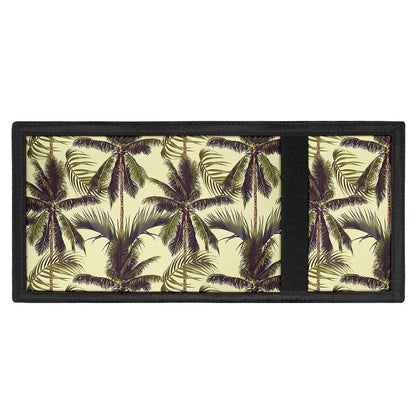 Vintage Palm Tree Pattern Print Trifold Wallet