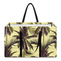 Vintage Palm Tree Pattern Print Utility Tote Bag