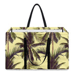 Vintage Palm Tree Pattern Print Utility Tote Bag