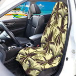 Vintage Palm Tree Pattern Print Waterproof Car Seat Cover
