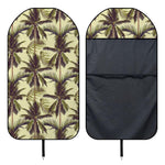 Vintage Palm Tree Pattern Print Waterproof Car Seat Cover