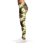 Vintage Palm Tree Pattern Print Women's Leggings