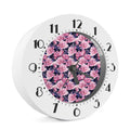 Vintage Pink Peony Floral Print Alarm Clock