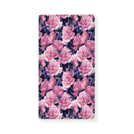 Vintage Pink Peony Floral Print Baby Crib Sheet