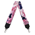 Vintage Pink Peony Floral Print Bag Strap