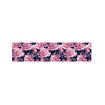 Vintage Pink Peony Floral Print Bed Runner