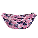 Vintage Pink Peony Floral Print Fanny Pack