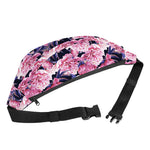 Vintage Pink Peony Floral Print Fanny Pack