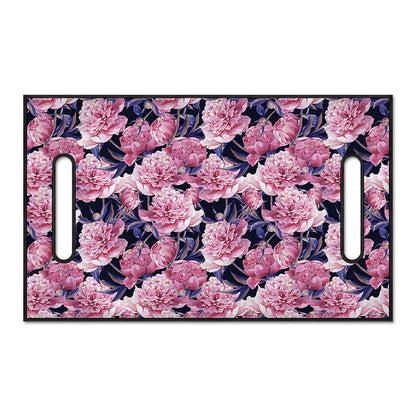 Vintage Pink Peony Floral Print Golf Cart Seat Cover