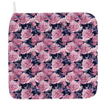 Vintage Pink Peony Floral Print Hand Towel