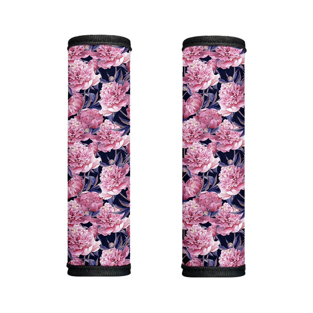 Vintage Pink Peony Floral Print Handle Covers