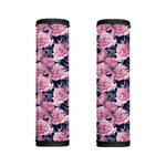 Vintage Pink Peony Floral Print Handle Covers