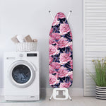 Vintage Pink Peony Floral Print Ironing Board Cover