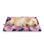 Vintage Pink Peony Floral Print Pet Cooling Mat Cover
