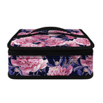 Vintage Pink Peony Floral Print Small Lunch Bag