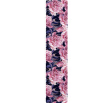 Vintage Pink Peony Floral Print Table Runner