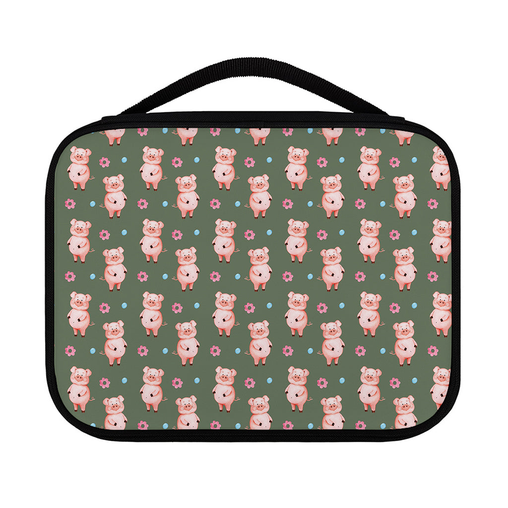 Vintage Pink Pig Pattern Print Classic Bible Case
