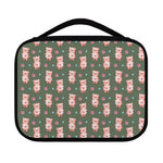Vintage Pink Pig Pattern Print Classic Bible Case
