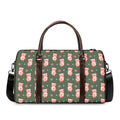 Vintage Pink Pig Pattern Print Duffel Bag