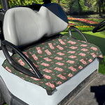 Vintage Pink Pig Pattern Print Golf Cart Seat Cover